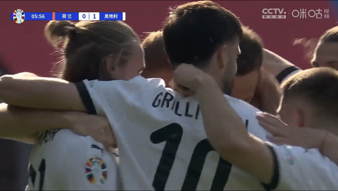 荷兰队击败奥地利晋级欧洲杯半决赛